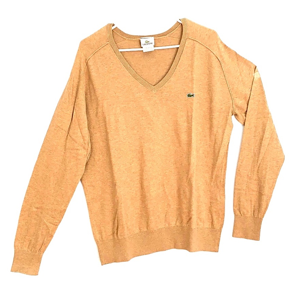 LACOSTE like new V-Neck cotton/cashmere pullover